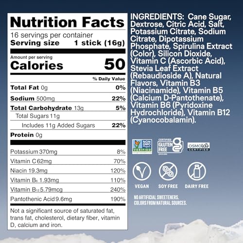Hydration Multiplier Electrolyte Powder Drink Mix, Lemon Lime, 16 Servings L918917