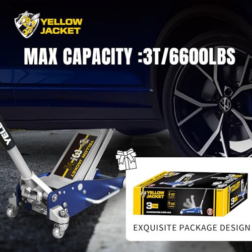 2.5 Ton Trolley Jack with Carrying Case Hydraulic Low Profile Floor Jack for Cars C877326