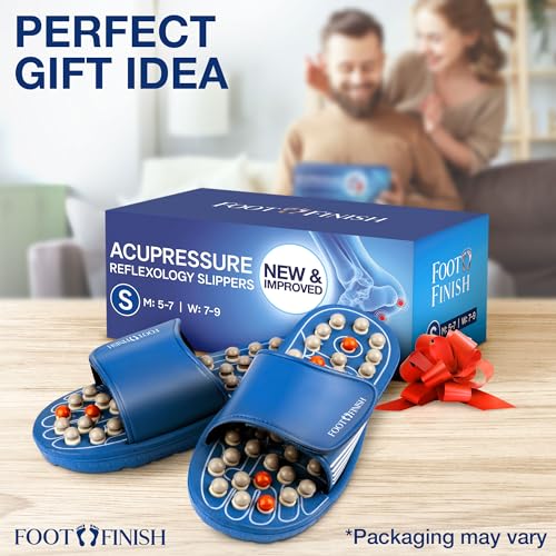 Acupressure Slippers for Plantar Fasciitis Relief Foot Massager U28608