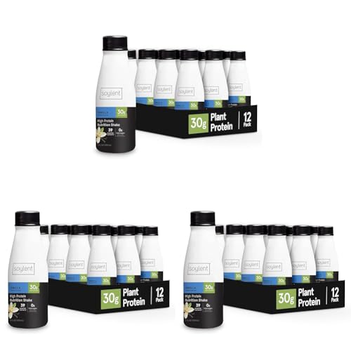 Complete Protein Shake, Chocolate, 30g Protein, Vegan, Dairy Free, 11oz (12 Pack) Q8795