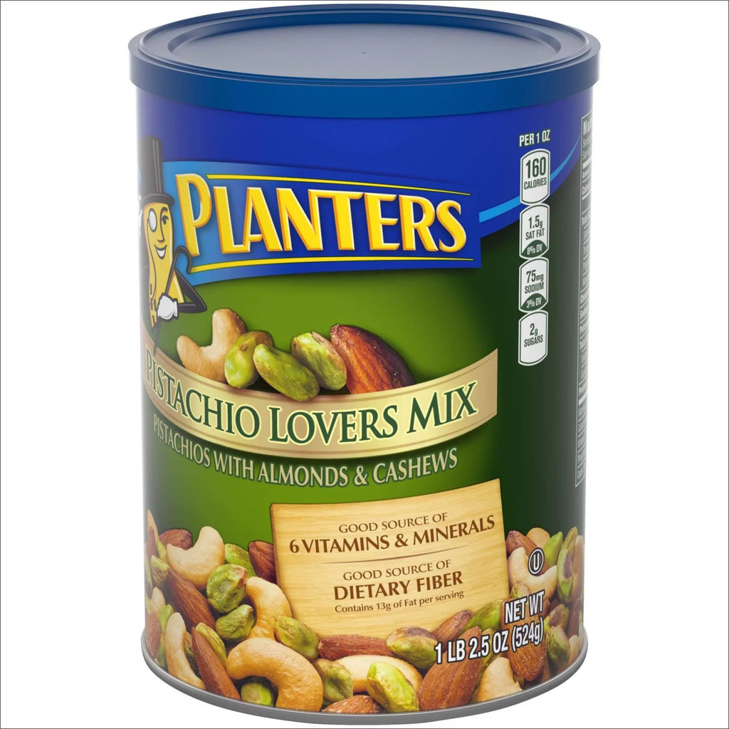 Pistachio Mix with Almonds and Cashews, 18.5 oz Resealable Container D677