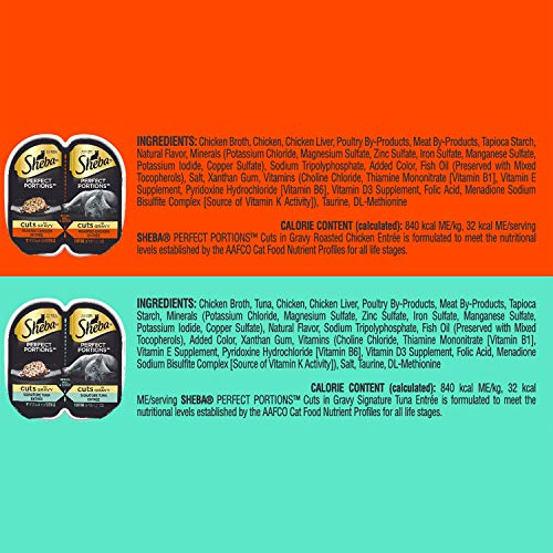 Wet Cat Food Trays in Gravy, Salmon Entrée, 24 Count E989