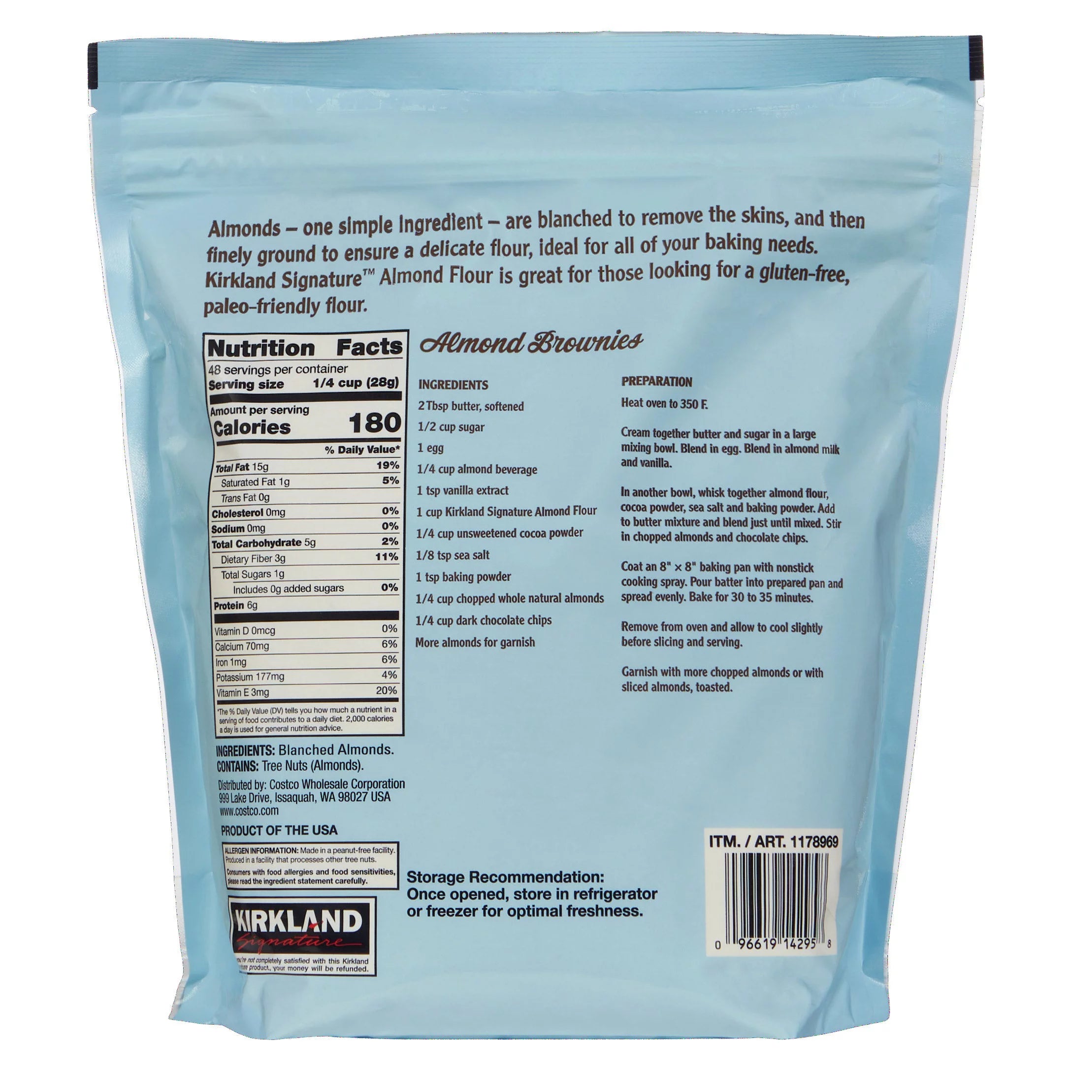 Superfine Blanched Almond Flour, 3 Lbs G540449
