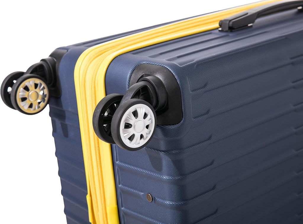 Hardside Spinner Carry On Luggage Set with Tote, Navy R577956