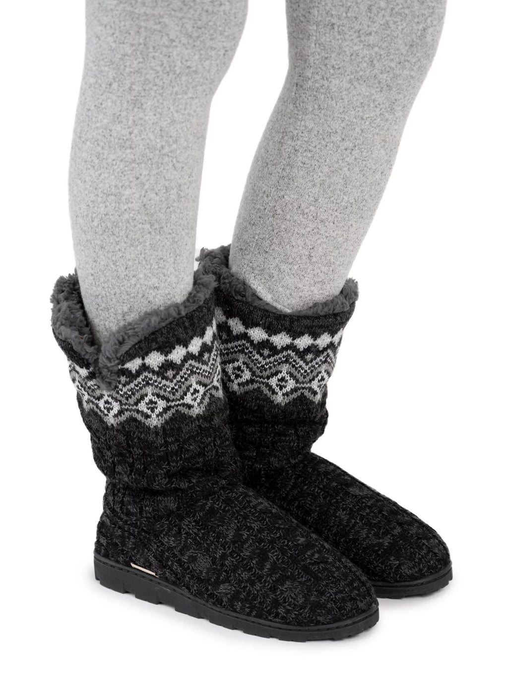 Women's Tall Knit Foldover Slipper Boot R929764
