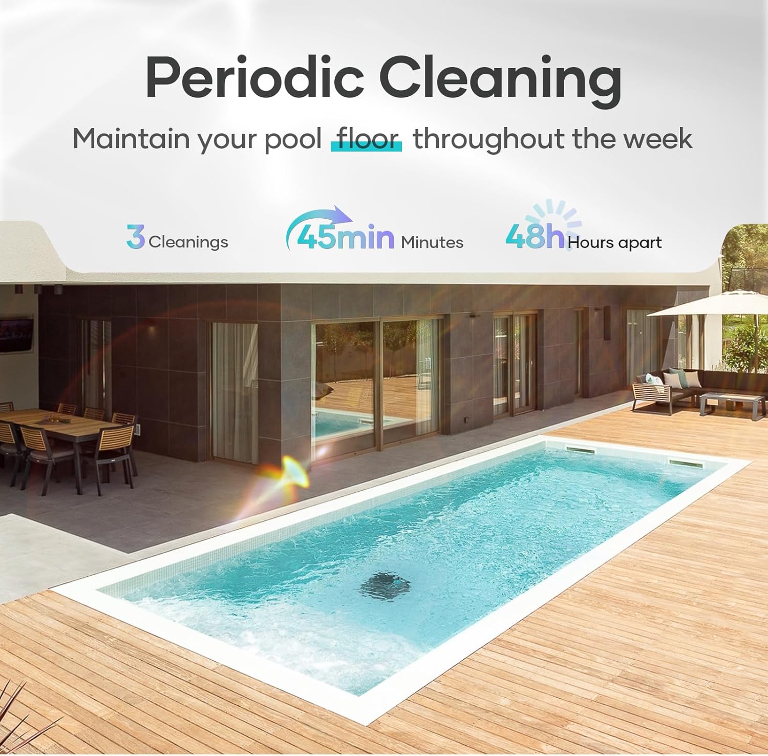 Robotic Pool Cleaner with Pool Skimmer C549
