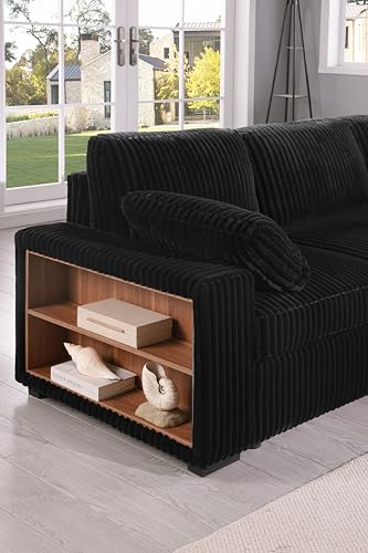 Oversized U Shaped Sleeper Sectional Sofa with Storage Chaise U17322