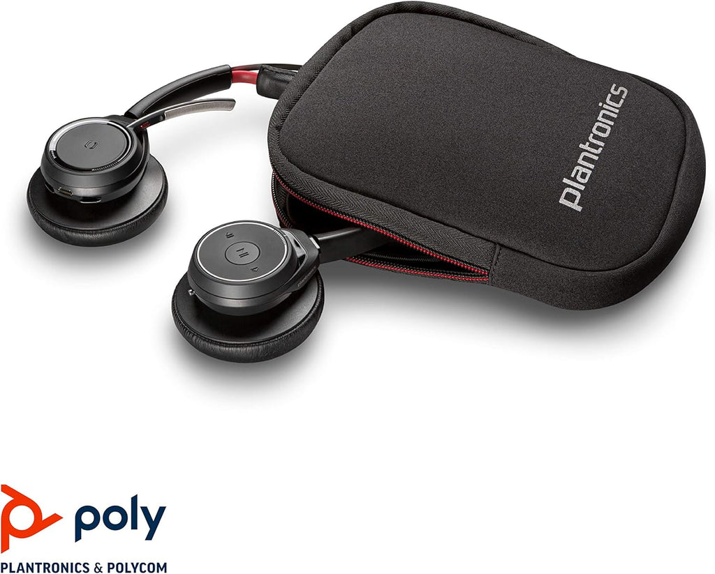 Bluetooth Dual-Ear Stereo Headset with Boom Mic, Active Noise Canceling, USB-A for PC and Mac Z472