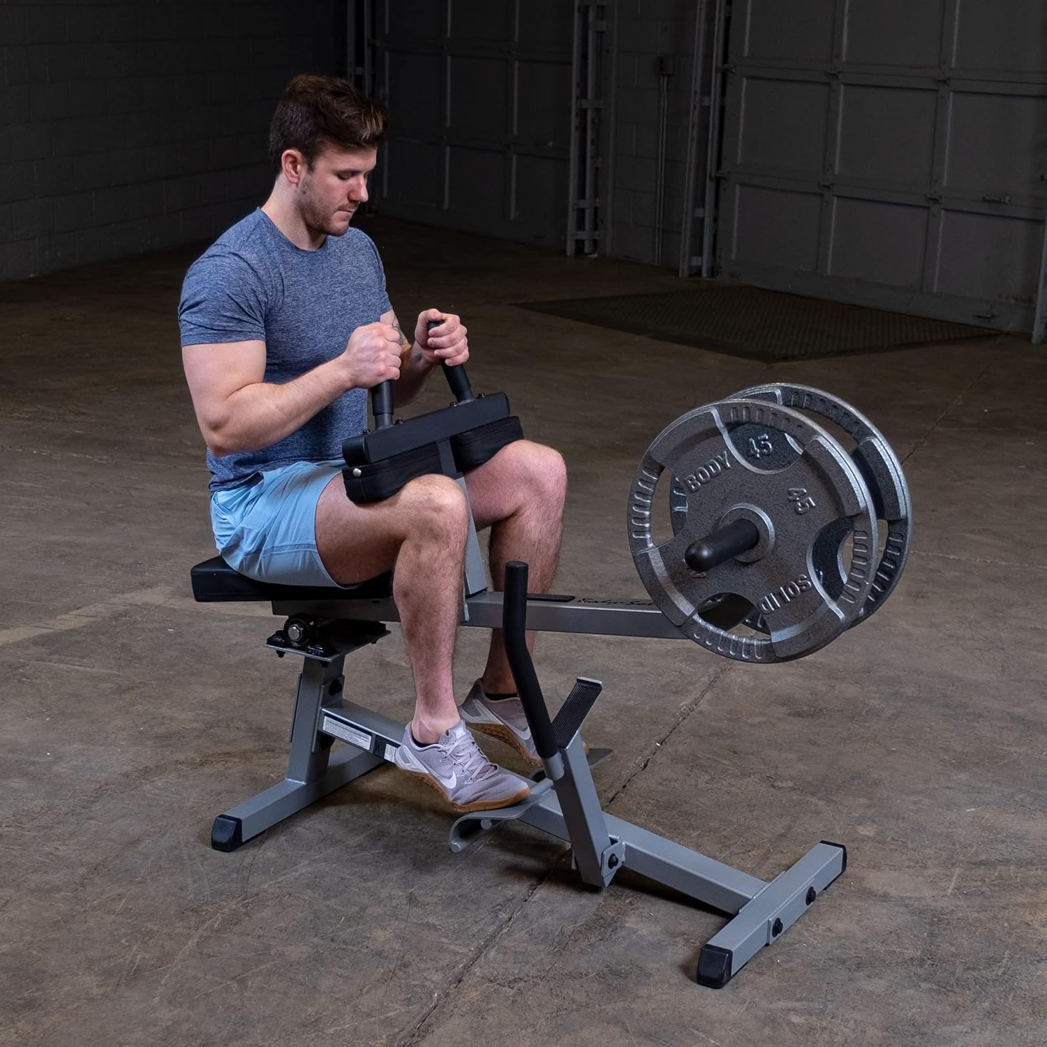 Seated Calf Raise Machine for Strength Training Home Gym J814612