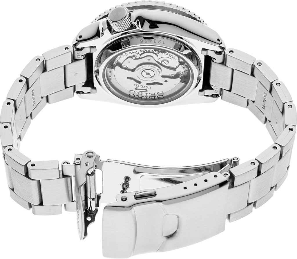 Men's Automatic Watch with Stainless Steel Strap, Silver X696