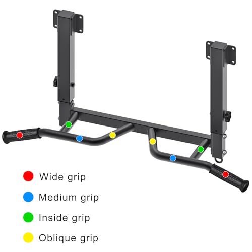 Adjustable Joist Mounted Pull Up Bar with Multi-Angle Grip G4778