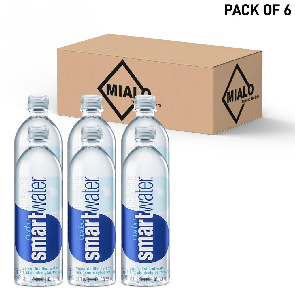 Smartwater 20oz Bottles, Pack of 6 N99305
