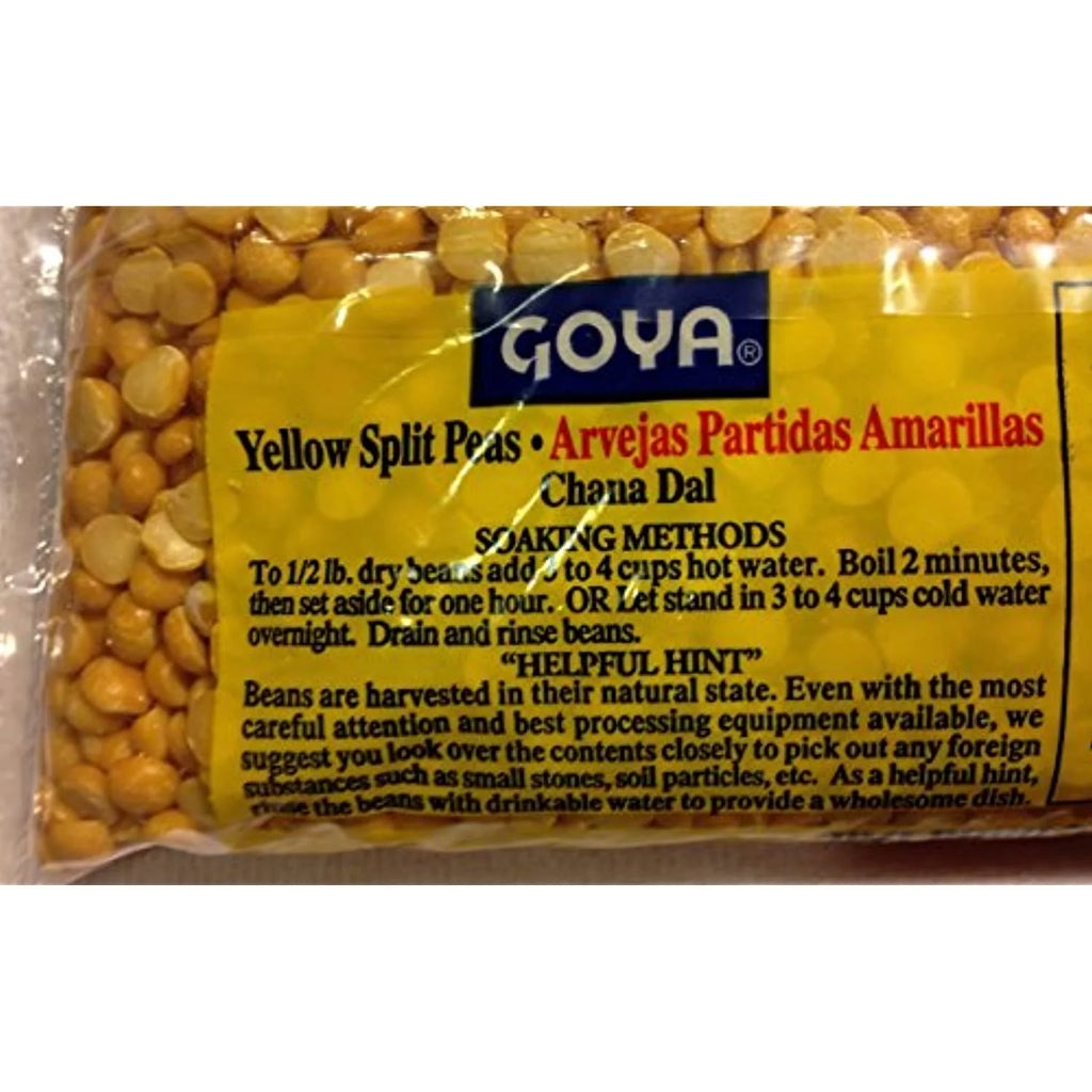 Dried Yellow Split Peas - Four 1 Lb Bags - Soup, Salads, Dip Z96584