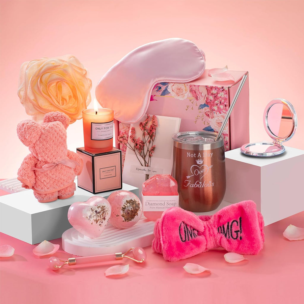 Rose Bath Relaxing Gift Set for Women W8775
