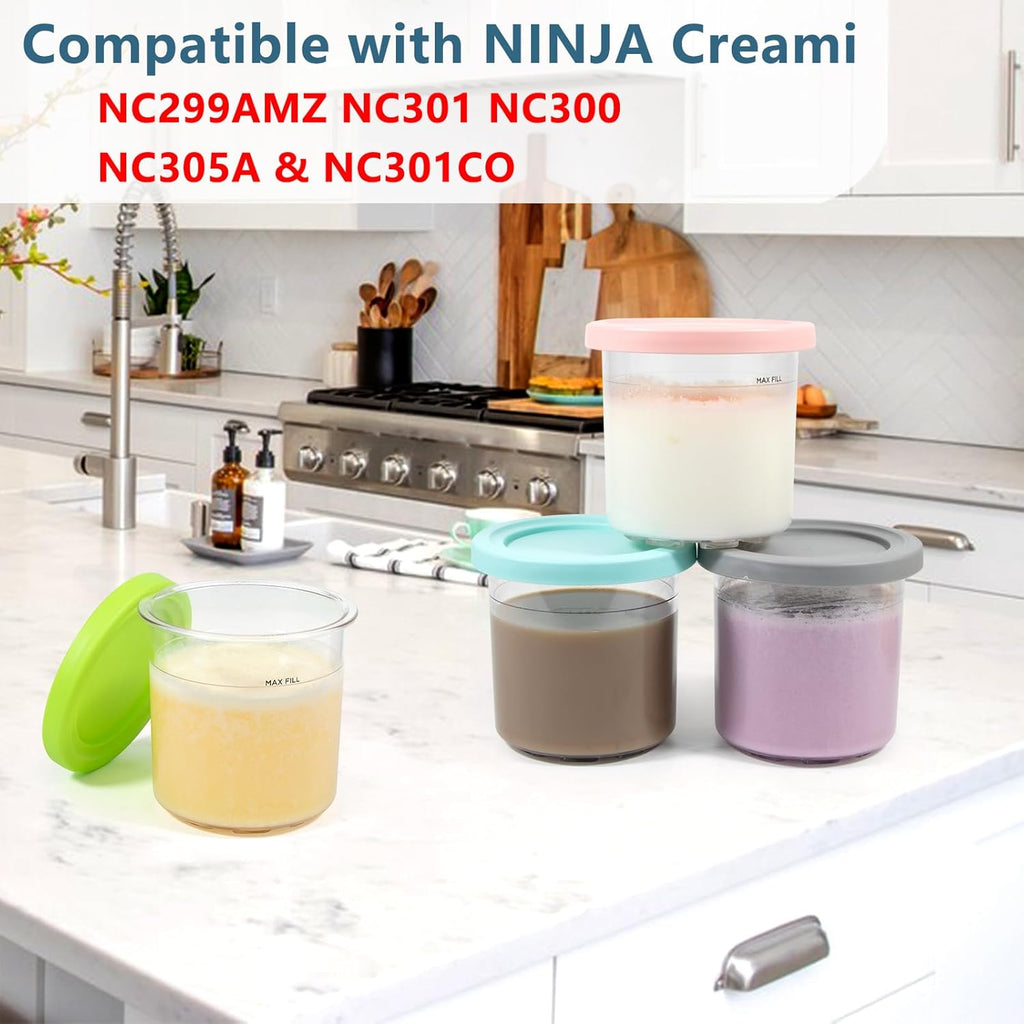 Replacement Containers with Lids, 4 Pack T28495