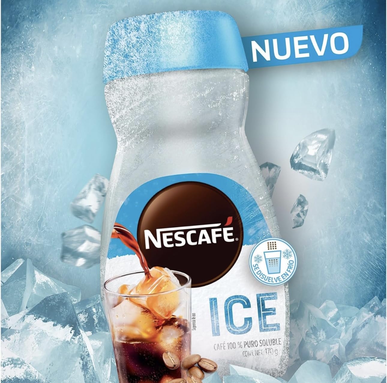 Instant Iced Soluble Coffee 170g Dark Roast I654542