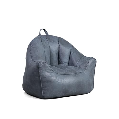 Dorm Bean Bag Chair with Drink Holder and Pocket, 3 feet R2503