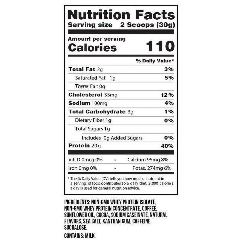 High Protein Iced Coffee Mocha Mint C142581