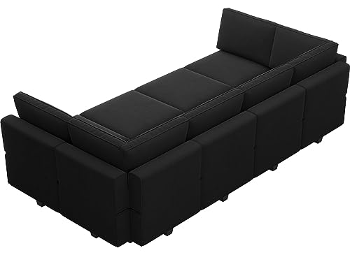 Modular Velvet Sectional Sofa with Chaise Lounge and Storage X4138