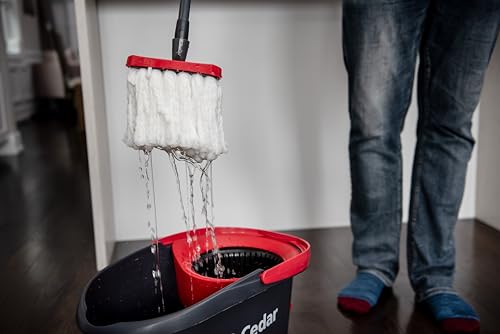 Microfiber Spin Mop with Bucket Floor Cleaning System S7504