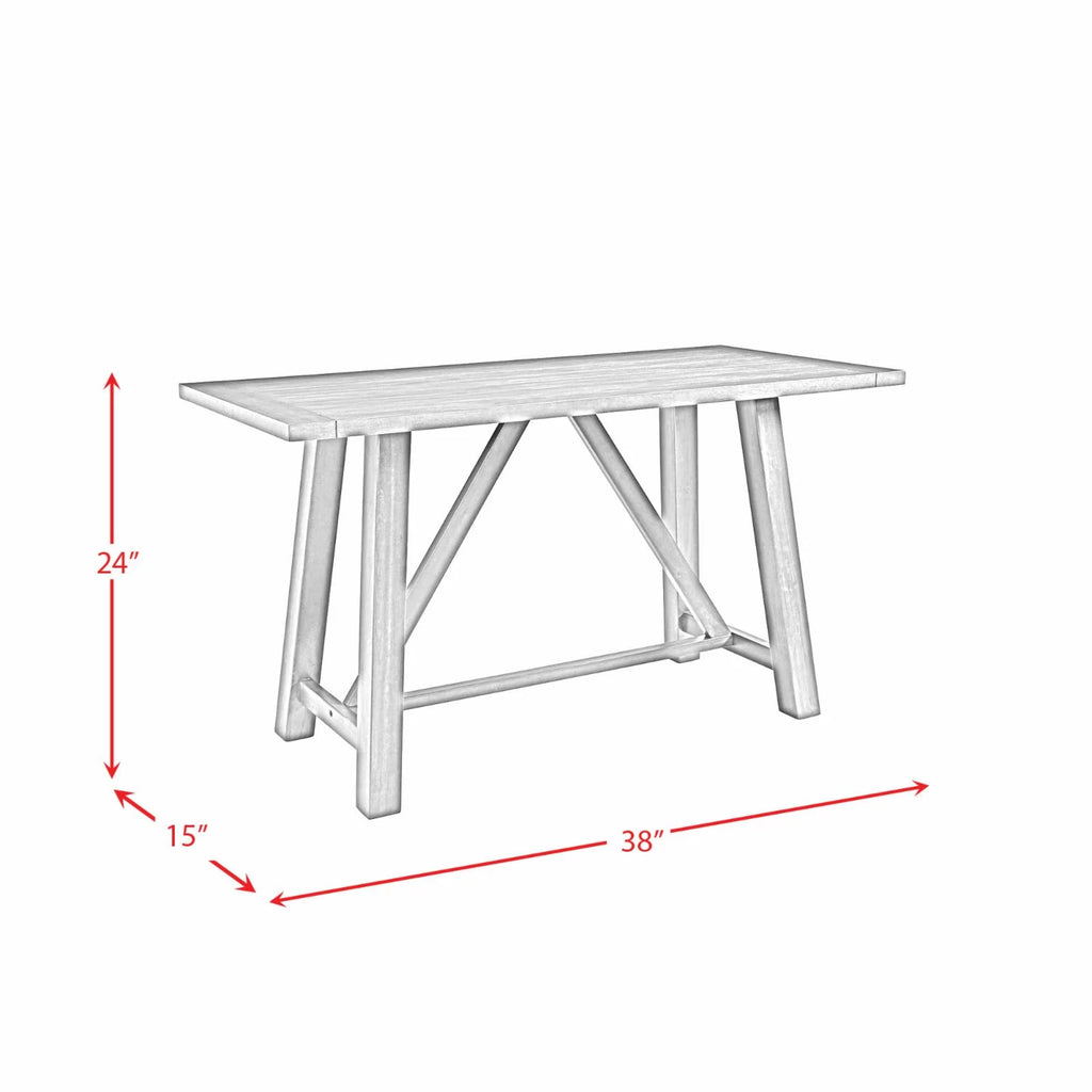 6PC Counter Height Dining Set with Table, 4 Side Chairs and Bench L72592
