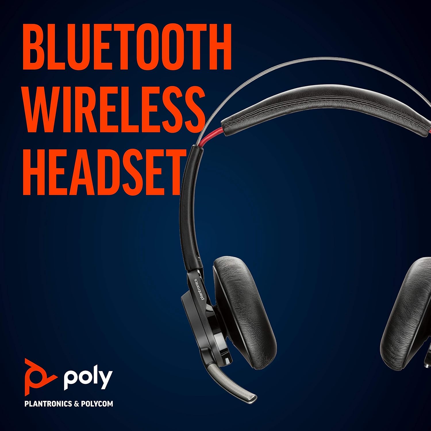 Bluetooth Dual-Ear Stereo Headset with Boom Mic, Active Noise Canceling, USB-A for PC and Mac Z472