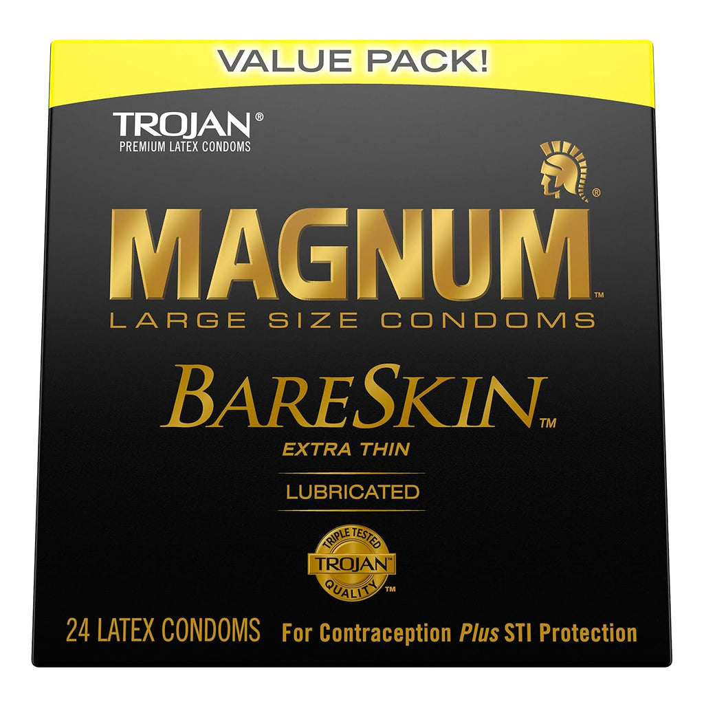 Magnum BareSkin Large Lubricated Condoms, 24 Count Z6747