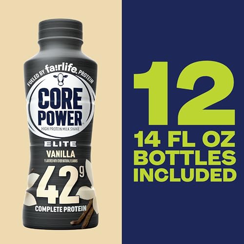 High Protein Shake, Vanilla, 14oz, 12 Pack A65410