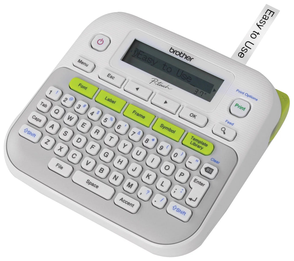 Label Maker with One-Touch Keys, White U56789