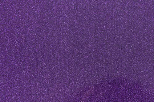 Glitter Iron On Vinyl Sheets, 12" x 19", HTV Rolls - Black T5682