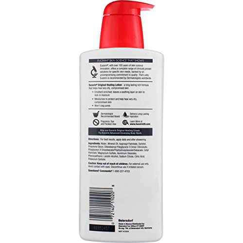 Fragrance Free Rich Lotion for Extremely Dry Skin, 8.4 fl oz, Pack of 3 P762816