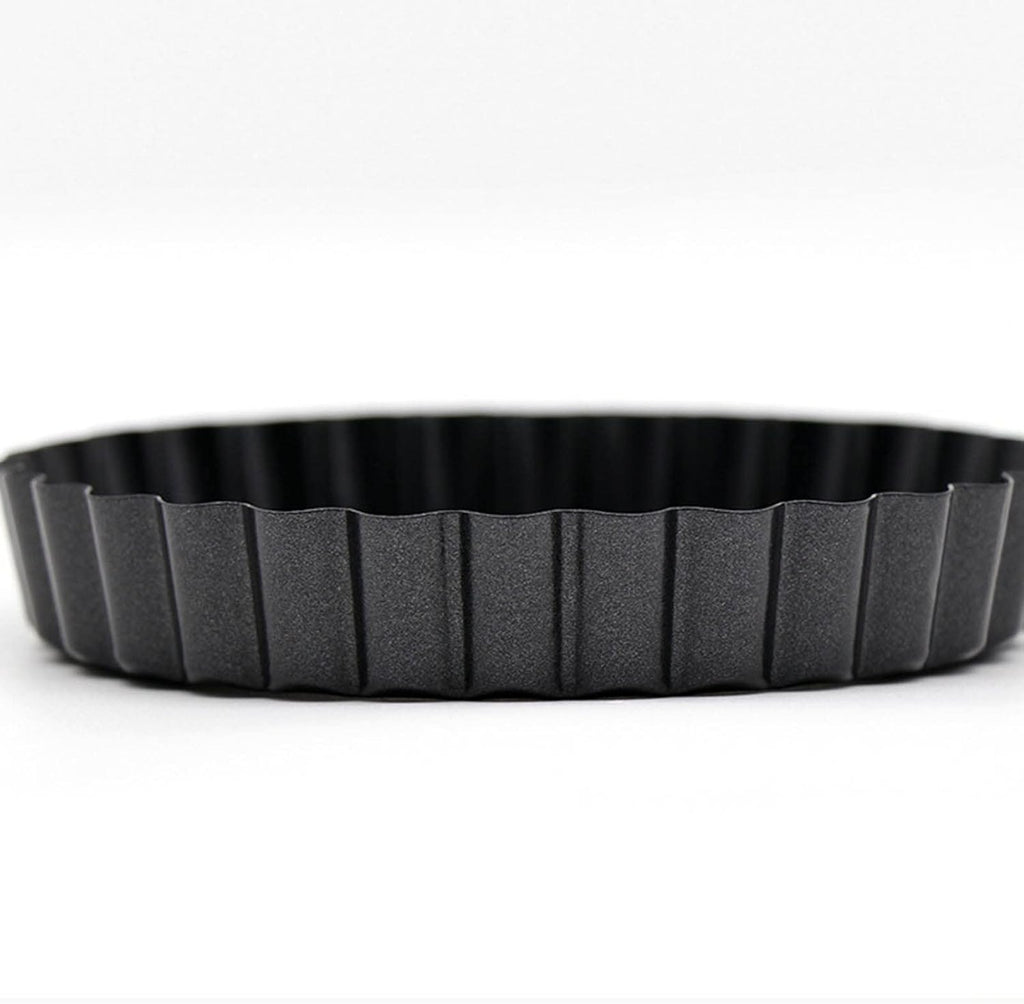6 pcs 3" Mini Tart Pans Removable Bottom, Carbon Steel Baking Tool I38034