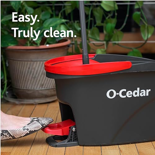 Microfiber Spin Mop with Bucket Floor Cleaning System S7504