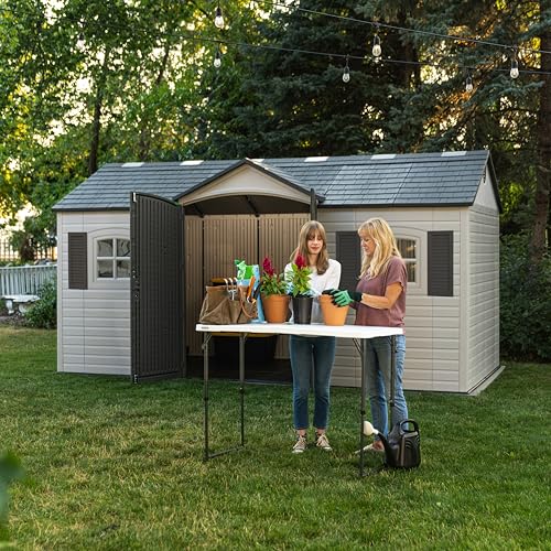 Outdoor Storage Shed, 15 x 8 Foot M918