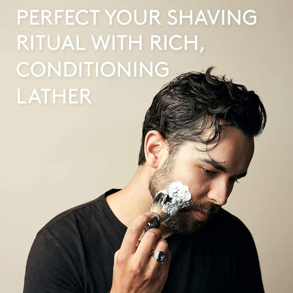 Classic Shave Soap for Men, Conditioning Rich Lather, Bourbon Cedar, 3.15 oz Y12477