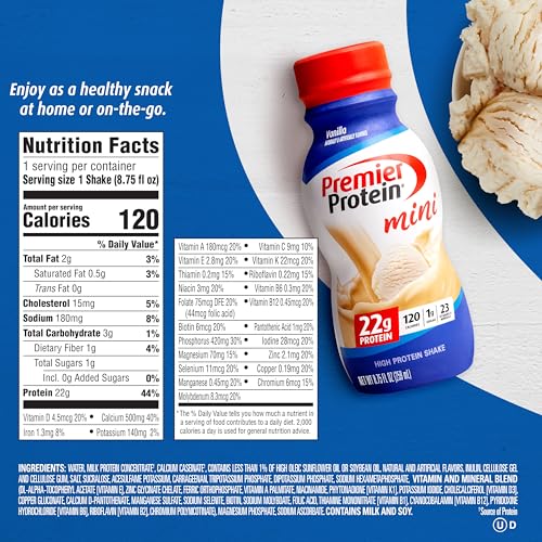 Chocolate Protein Shake Minis, 22g Protein, 8.75 fl oz, Pack of 12 O337794