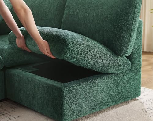 Modular Sectional Sofa with Ottoman for Small Apartments G42700