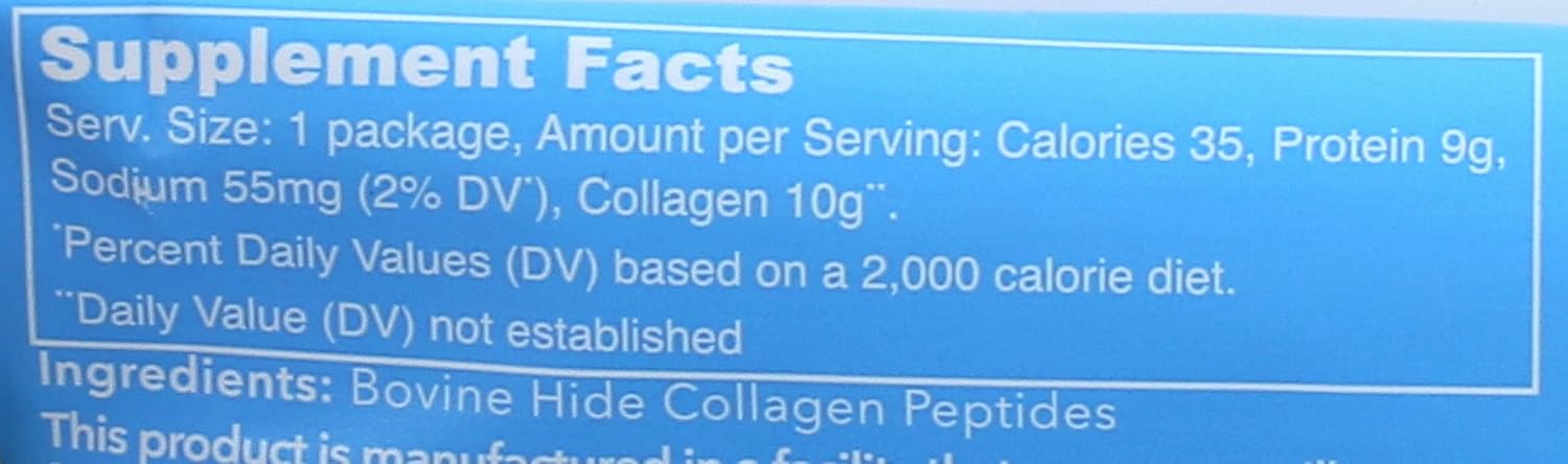 Collagen Peptide Packet, 0.35 OZ B9487