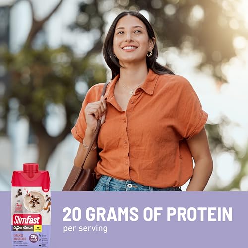 Protein Shake, Chocolate, 20g Protein, Meal Replacement, 12 Count B226310