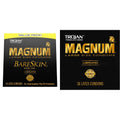 TROJAN Magnum BareSkin Premium Large Condoms & Magnum Lubricated Large Condoms, Comfortable and Smooth Lubricated Condoms for Men, America’s Number One Condom, 36 Count Pack