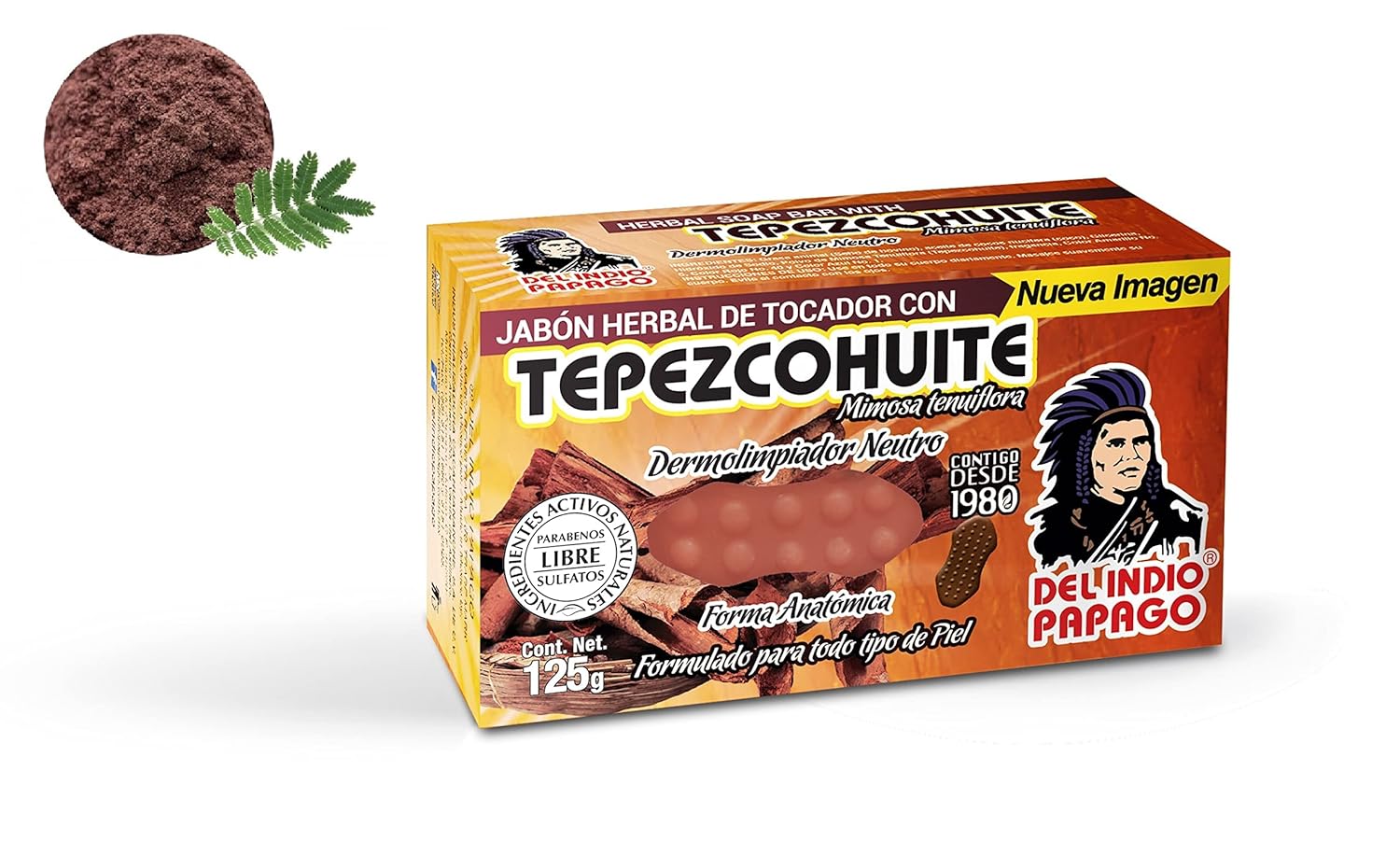 Neutral Soap with Tepezcohuite 125g 5 Pack V240312