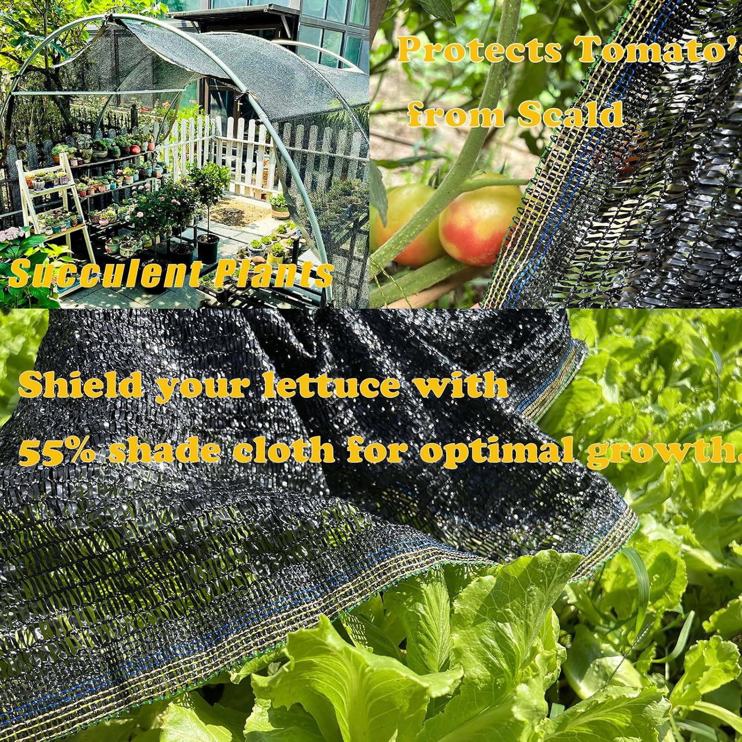 Shade Cloth 20x30 FT, UV Resistant Mesh Net for Garden Greenhouse H3635