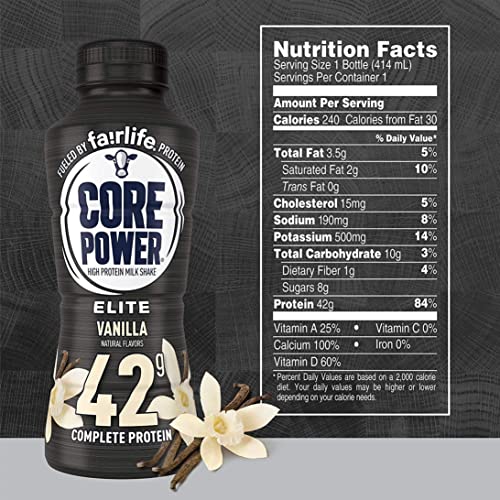 Chocolate High Protein Milk Shake, 14 fl oz, Pack of 6 E723007