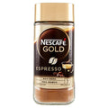 NescafÃƒ© NESCAFE Gold Espresso 100% Arabica Aroma Intense Instant Coffee Beans Beverages for a Perfect Day Start Jar 100 gm, Brown