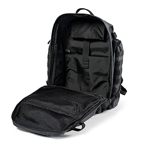 Military Molle Backpack, 55 Liter, Multiple Compartments, Black H7113