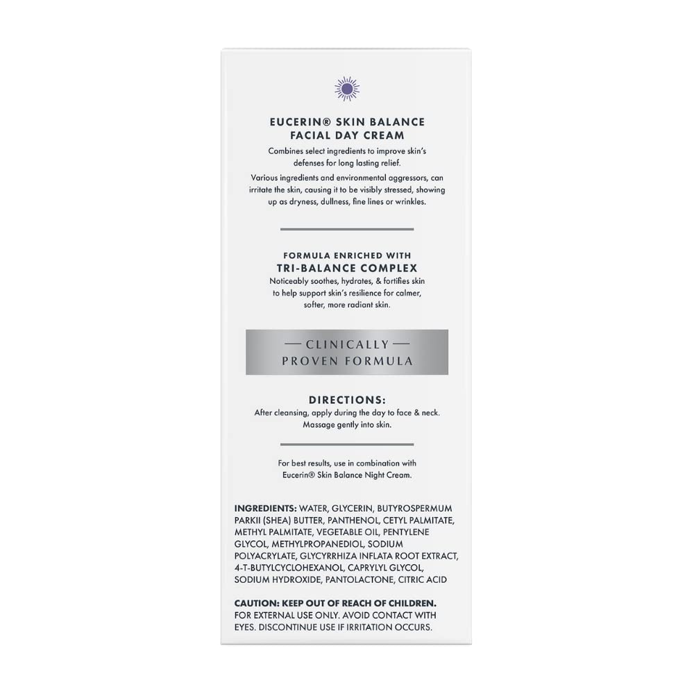 Day Cream for Sensitive Skin Face Moisturizer, 1.7 Oz K3521