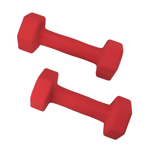 Neoprene Coated Dumbbell Hand Weight Pairs for Home Gym Exercise Z44294