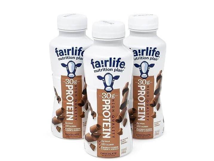 High Protein Chocolate Shake 30g, Gelatin Free, 11.5 fl oz, 12 Pack M289