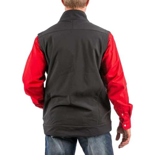 Men's Bonded Softshell Vest with Concealed Carry Pockets W989