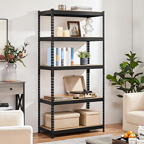 5-Tier Adjustable Metal Shelving Unit for Garage, Pantry, and Warehouse M7734